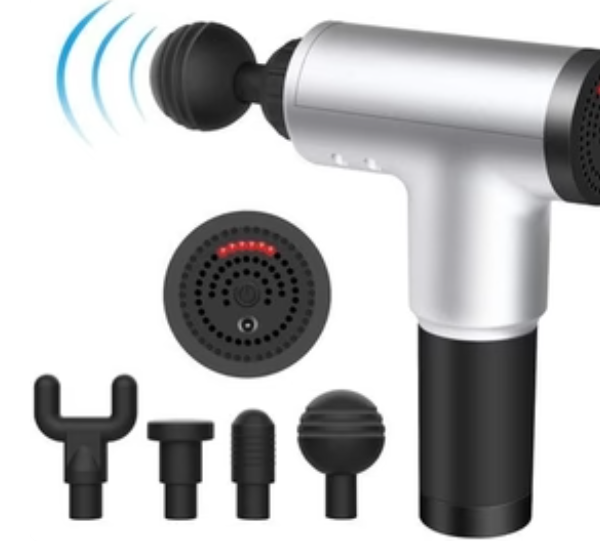 Muscle Fascial Gun, handheld massage gun with 6 adjustable speed levels, deep muscle relaxation, recovery, and pain relief