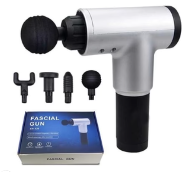 Muscle Fascial Gun, handheld massage gun with 6 adjustable speed levels, deep muscle relaxation, recovery, and pain relief