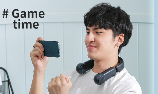 Portable Mini Neck Fan Portable air conditioner Fan USB Rechargeable, Air Cooler Cooling Wearable Neckband Fans