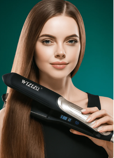 Wtzezo - Hair Straightener, Hair Straightener For Styling, Iron Hair Straightener, Professional Hair Straightener to Lock in Shine