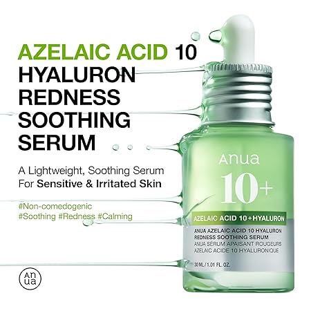 Azelaic Acid 10 + Hyaluron Redness Soothing Serum soothe irritated skin serum skincare